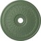Ekena Millwork Oakleaf Ceiling Medallion (Fits Canopies up to 6 1/4"), 29 1/8"OD x 3 5/8"ID x 1"P, Athenian Green CM29OAAGF - alternate 1